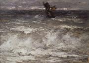 Hendrik Willem Mesdag In Danger USA oil painting artist